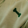 15 Furries Linen Bone Embroidered Kurta for Dogs (Mint Green) Dogs-Clothing & Accessories 15 Furries Dropship