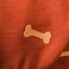 15 Furries Linen Bone Embroidered Kurta for Dogs (Grape Red) Dogs-Clothing & Accessories 15 Furries Dropship