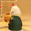 15 Furries Furwali Festival Kurta with Dupatta for Dogs (Bottle Green) Dogs-Clothing & Accessories 15 Furries Dropship