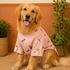 15 Furries Linen Bone Embroidered Kurta for Dogs (Lavender) Dogs-Clothing & Accessories 15 Furries Dropship