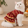 15 Furries Zari Gold Lehenga for Dogs & Cats (Maroon Red) Both-Clothing & Accessories 15 Furries Dropship