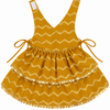15 Furries Zari Gold Lehenga for Dogs & Cats (Mustard Yellow) Both-Clothing & Accessories 15 Furries Dropship