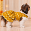 15 Furries Zari Gold Lehenga for Dogs & Cats (Mustard Yellow) Both-Clothing & Accessories 15 Furries Dropship