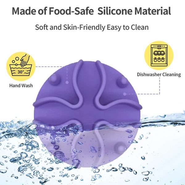 Talking Dog Club Slow Feeder Bowl Attachment for Dogs and Cats (Purple)