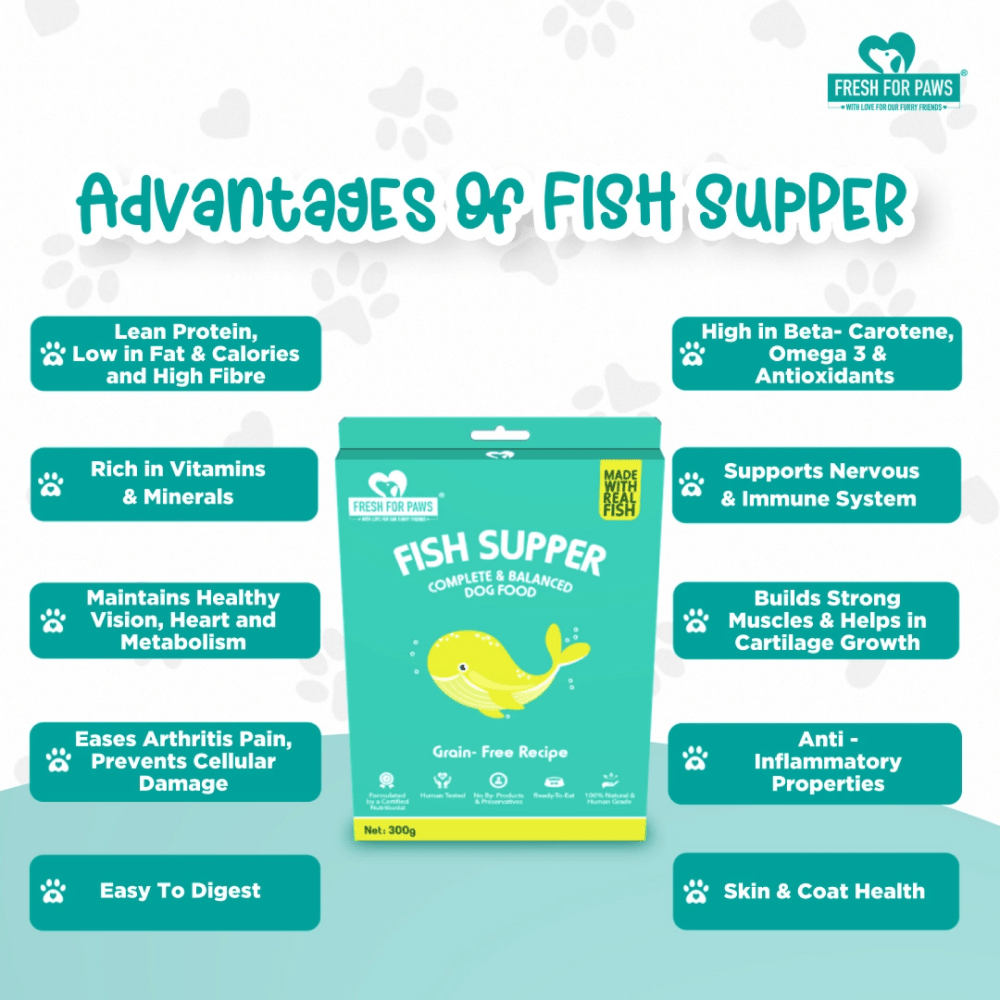 Fresh For Paws Fish Supper Dog Wet Food (300g)