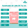 Fresh For Paws Lamb On The Go Dog Wet Food (100g) Dogs-Fresh Food Fresh For Paws