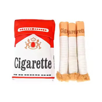 Talking Dog Club No Smoke Cigarette with Cover Plush Toy for Dogs Dogs-Toys Talking Dog Club Dropship
