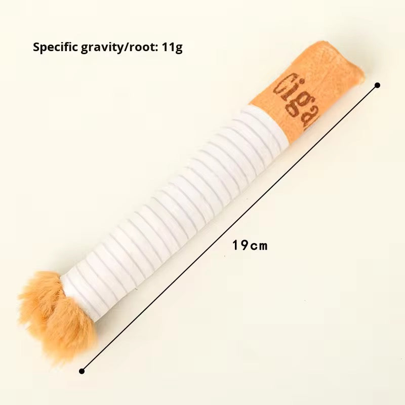Talking Dog Club No Smoke Cigarette with Cover Plush Toy for Dogs Dogs-Toys Talking Dog Club Dropship