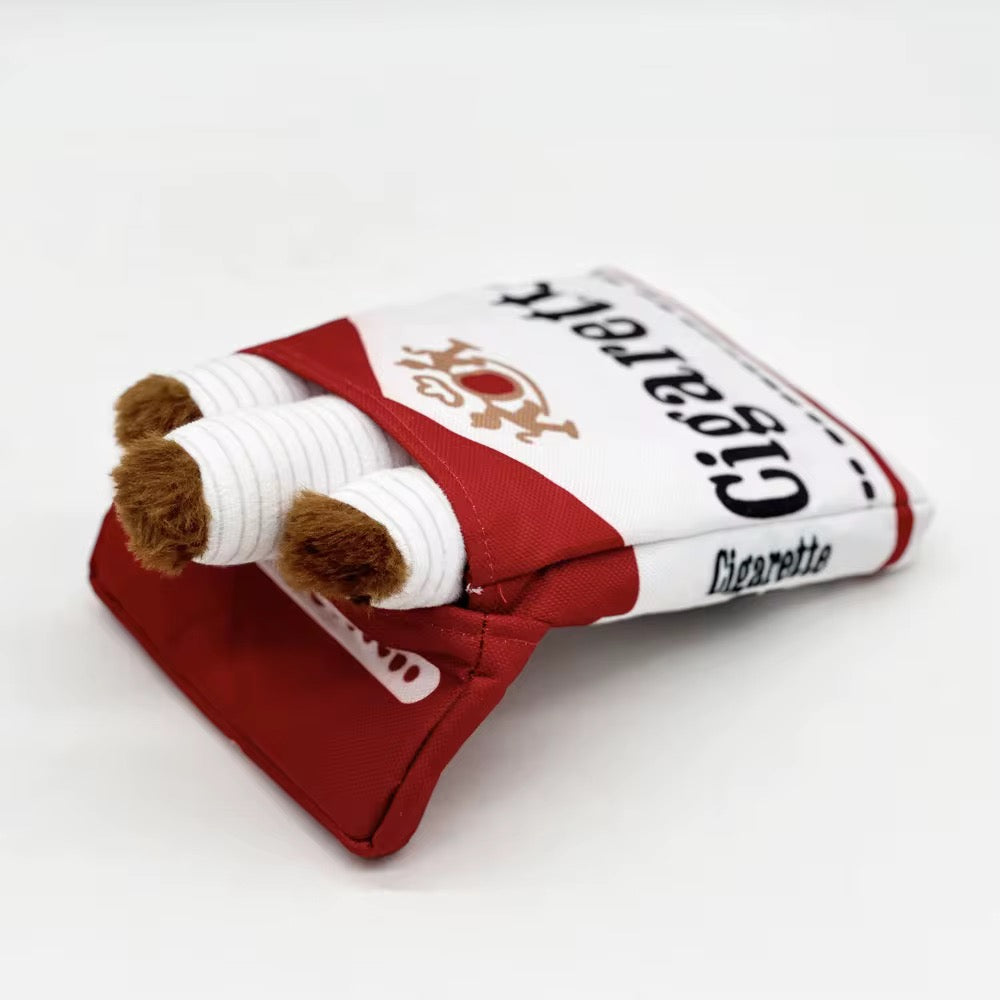 Talking Dog Club No Smoke Cigarette with Cover Plush Toy for Dogs Dogs-Toys Talking Dog Club Dropship