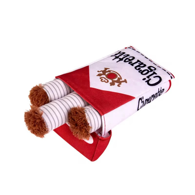 Talking Dog Club No Smoke Cigarette with Cover Plush Toy for Dogs Dogs-Toys Talking Dog Club Dropship