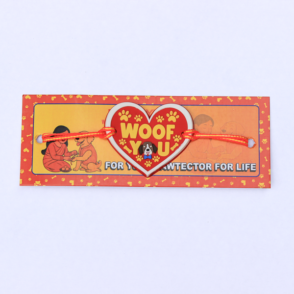 Raksha Bandhan Woof You Rakhi for Dogs & Cats by Pawgypets