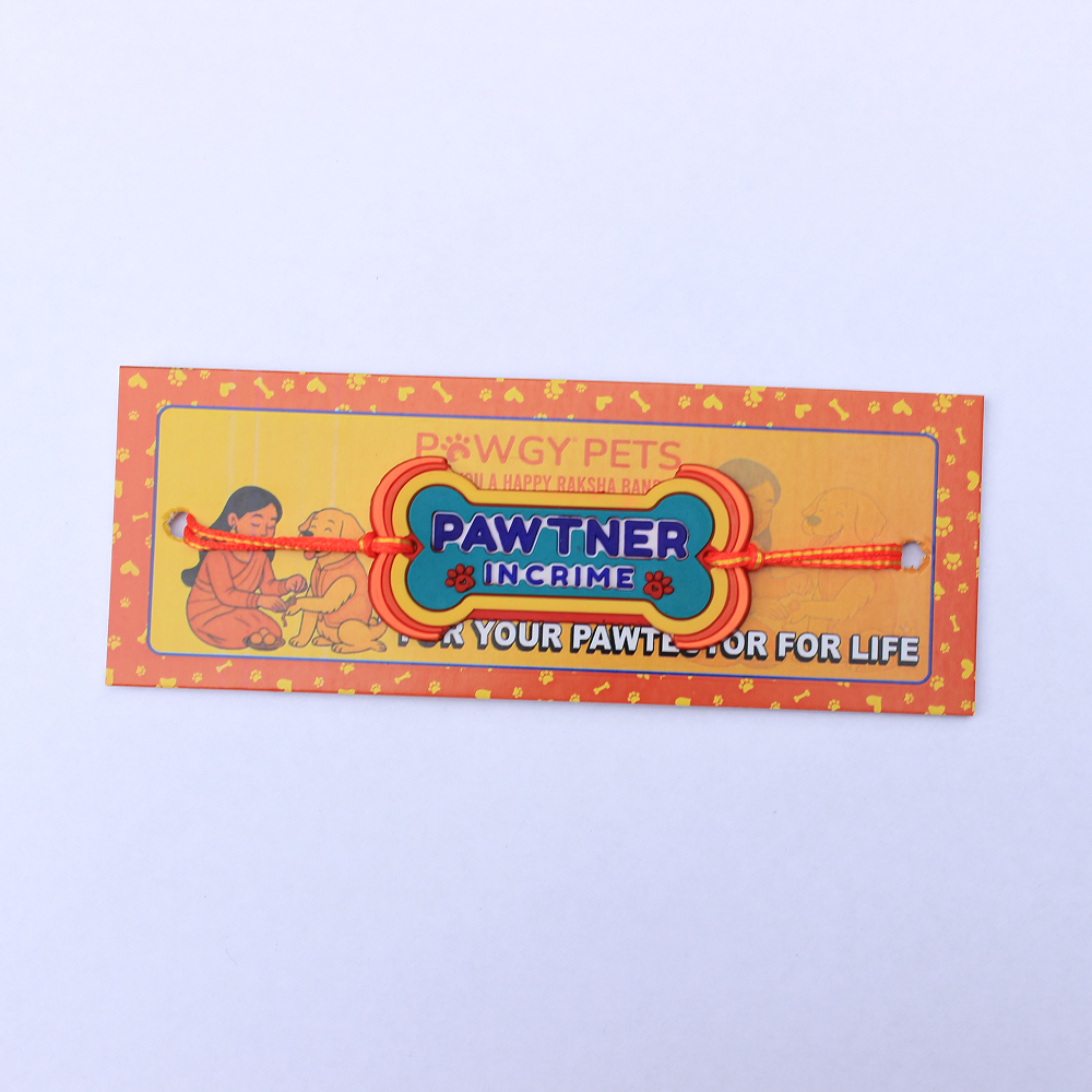 Raksha Bandhan Pawtner in Crime Rakhi for Dogs & Cats by Pawgypets Both-Clothing & Accessories Pawgypets Dropship