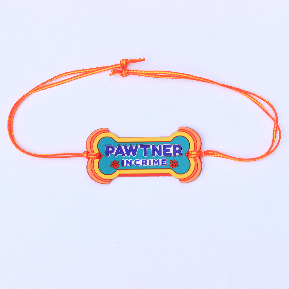 Raksha Bandhan Pawtner in Crime Rakhi for Dogs & Cats by Pawgypets Both-Clothing & Accessories Pawgypets Dropship One Size