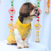 Pawgypets Festive Patola Kurta for Dogs (Yellow) Dogs-Clothing & Accessories Pawgypets Dropship