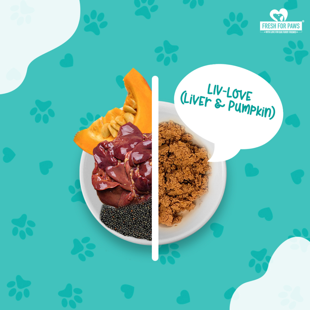 Fresh For Paws Chicken Liver & Pumpkin Liv Love Supplement for Dogs