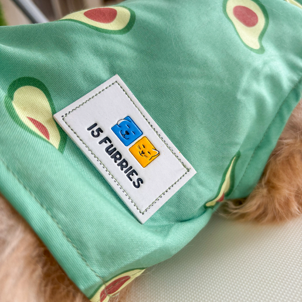 15 Furries Avocado Shirt for Cats (Green)