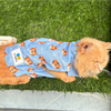 15buttons Tiger Shirt for Cats (Orange and Blue) Cats-Clothing & Accessories 15buttons Dropship