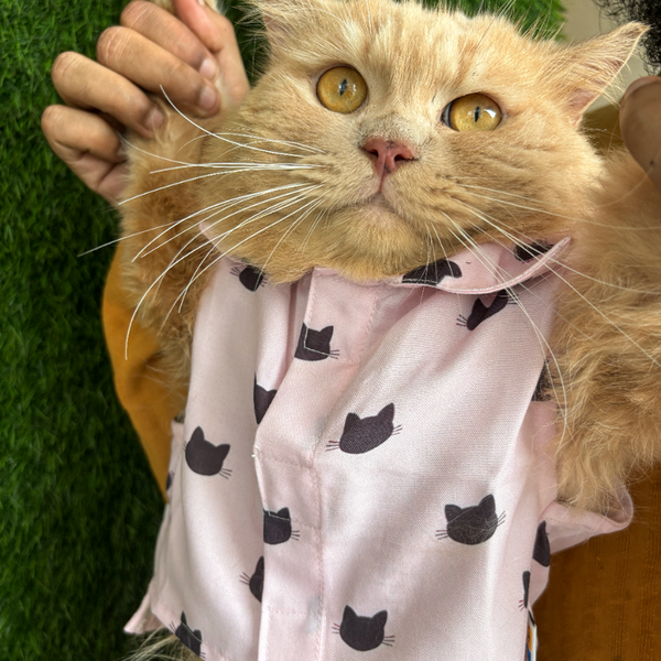 15 Furries Purfect pink Shirt for Cats (Pink)