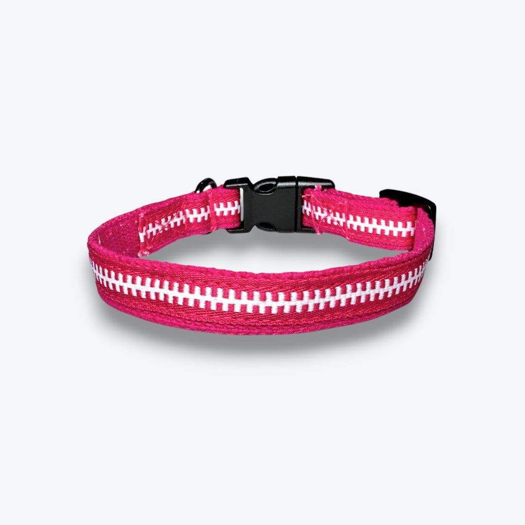 Aramesh Pink Whisper Collar for Cats (Pink & White) Dogs-Collar, Leashes, harnesses Aramesh Dropship