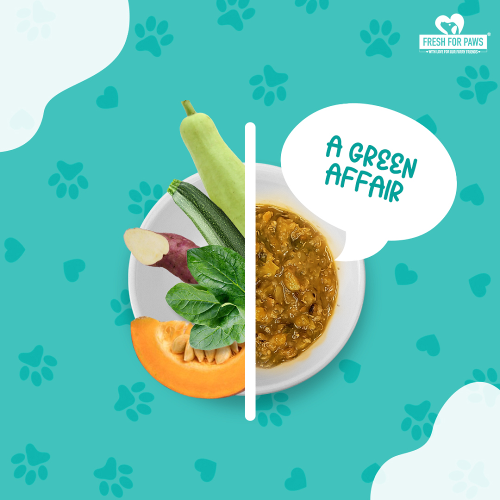 Fresh For Paws A Green Affair Grain Free & Vegan Dog Wet Food (300g) Dogs-Fresh Food Fresh For Paws