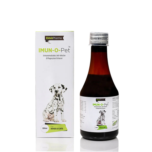 Ek Tek Imun O Pet Syrup Immune Booster Supplement for Dogs and Cats