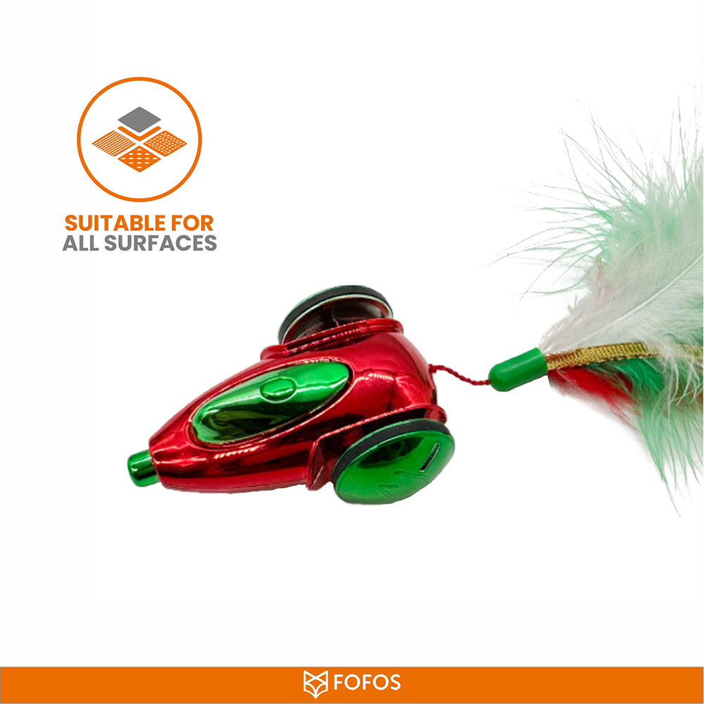 Barkbutler x Fofos Holiday Interactive Car Toy for Cats (Red) Cats-Toys Barkbutler