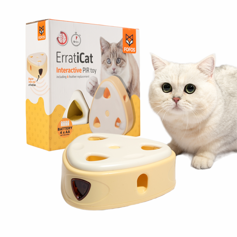 Barkbutler x Fofos Cheese Box Interactive Toy for Cats Cats-Toys Barkbutler 23x7 cm