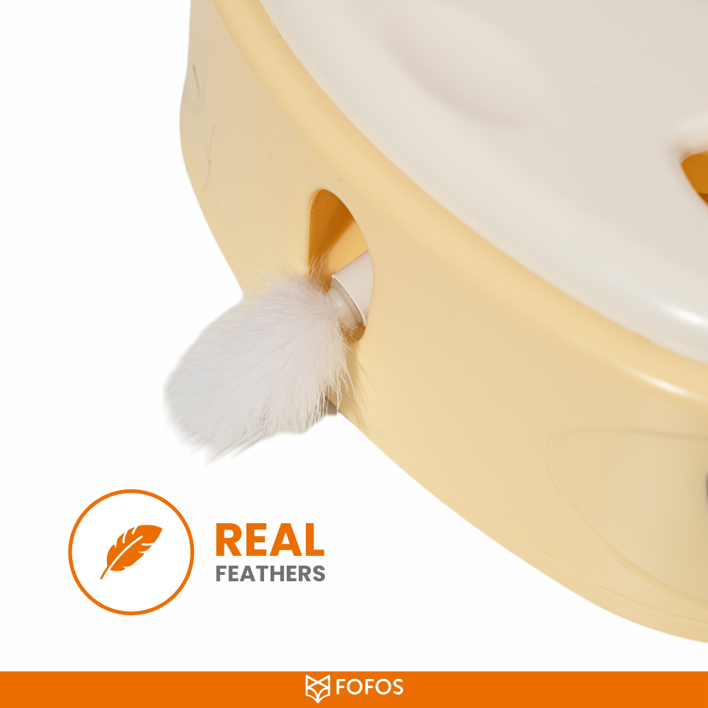 Barkbutler x Fofos Cheese Box Interactive Toy for Cats Cats-Toys Barkbutler
