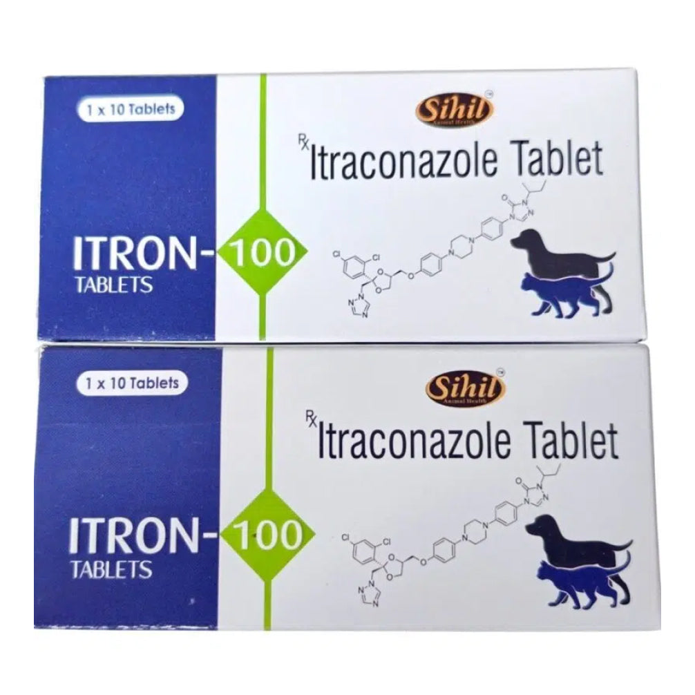Sihil Itron 100mg Tablets (Itraconazole) for Dogs and Cats | Supertails