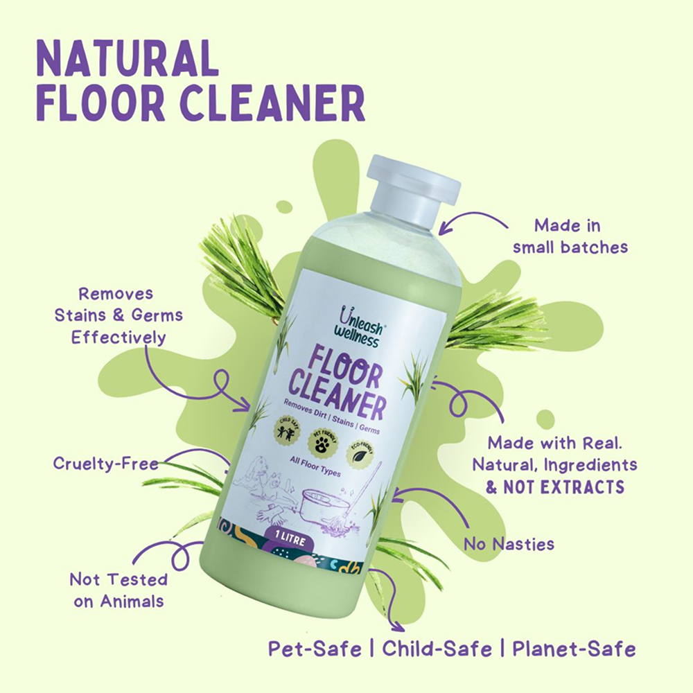 Unleash Wellness Pet Safe Floor Cleaner for Dogs and Cats Pet Parent-Cleaning Essentials Unleash Wellness Dropship