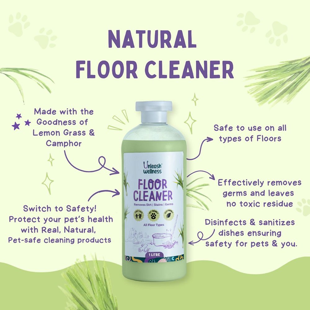 Unleash Wellness Pet Safe Floor Cleaner for Dogs and Cats Pet Parent-Cleaning Essentials Unleash Wellness Dropship