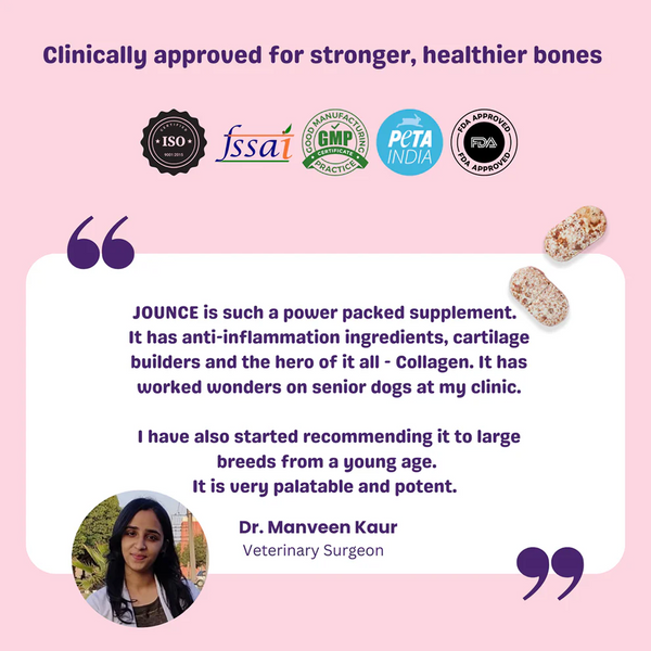 Unleash Wellness Jounce Hip and Joint Support Chews for Dogs and Cats