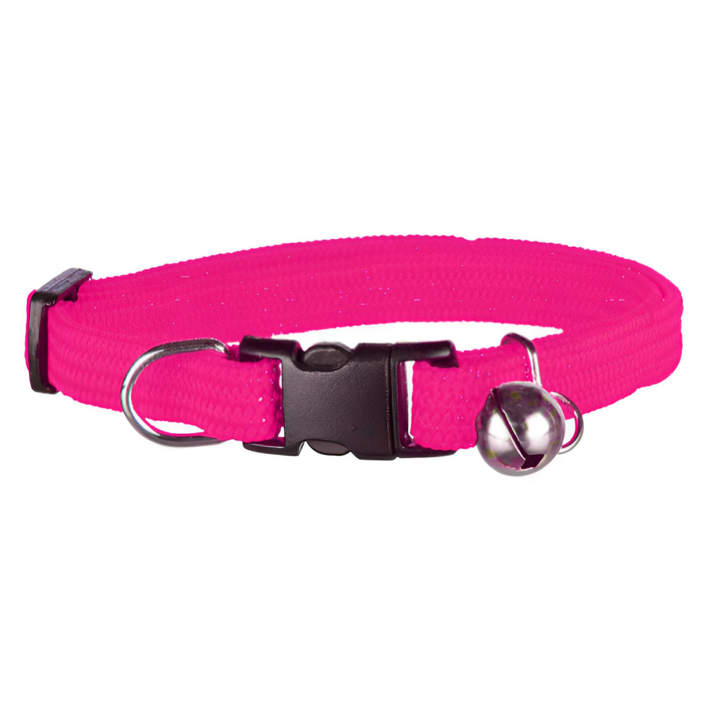 Trixie Elastic Collars with Bell for Cats (Pink)