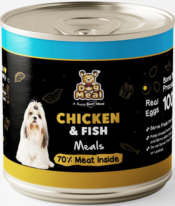 Dog Meal Chicken and Fish Meals Dog Wet Food