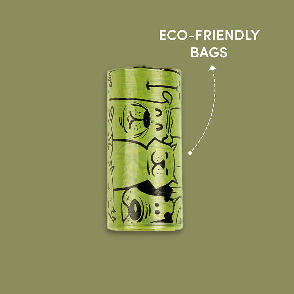 Barkbutler x Fofos Plush Racoon Poop Bags for Dogs and Cats Both-Health & Wellness Barkbutler