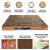 Petter World Orthopedic Memory Foam Bed With Large Sleep Surface for Dogs (Mocha Brown) Both-Bedding, Mats & Travel Supplies Petter World Dropship