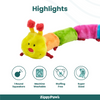 Zippy Paws Blasters Caterpiller Jumbo Plush Toy for Dogs Dogs-Toys Zippy Paws