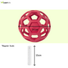 JW Hol Ee Giggler Roller Toy for Dogs (Red)