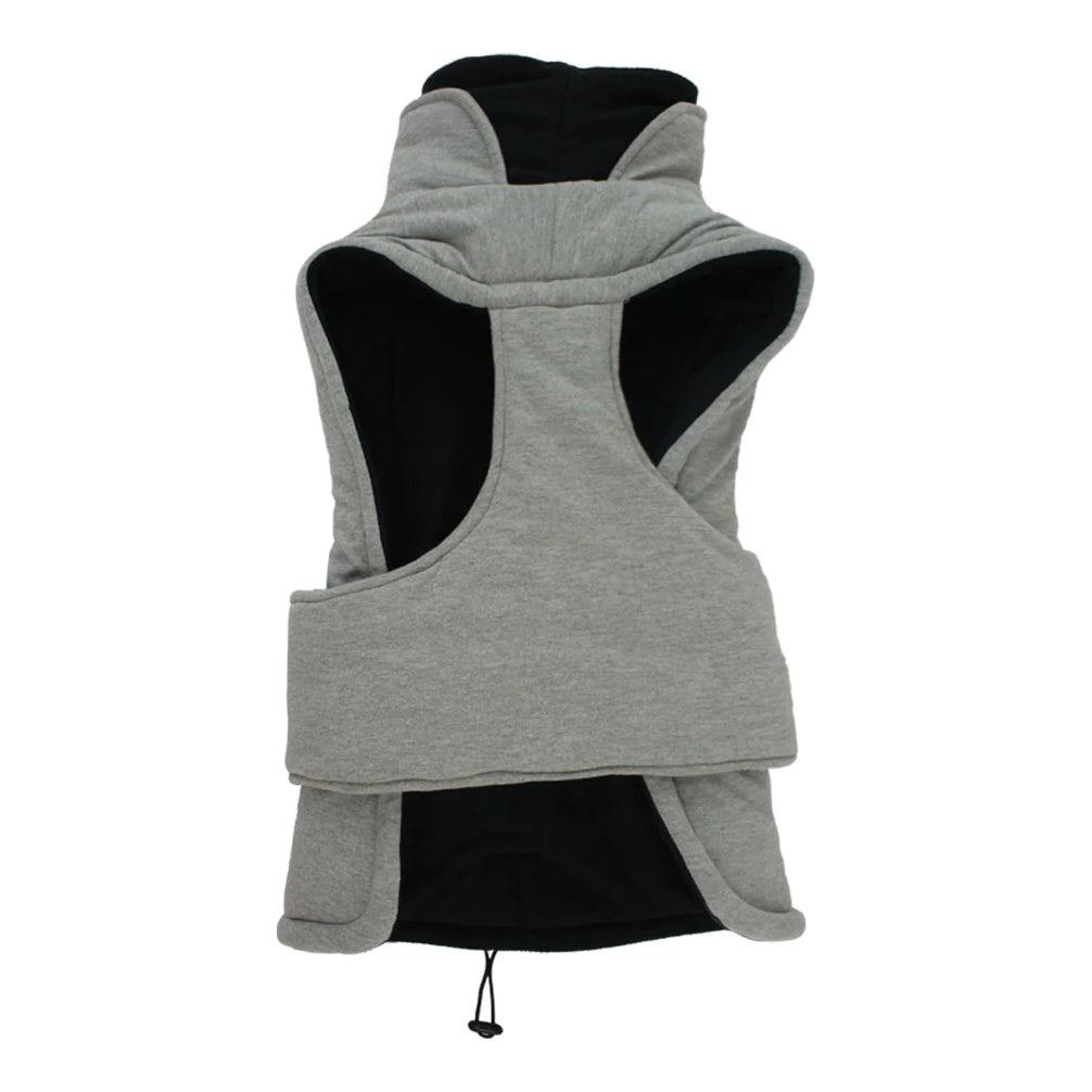 Pawpourri Melange Winter Jacket for Dogs and Cats (Grey) Both-Clothing & Accessories Pawpourri Dropship