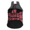 Pawpourri Winter Plaid Jacket for Dogs and Cats (Red/Black)