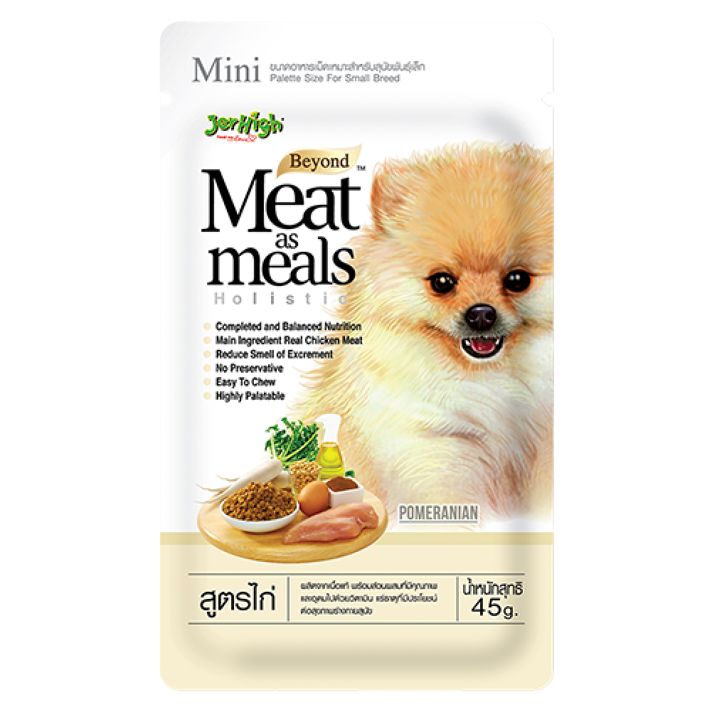 JerHigh Meat as Meals Chicken Recipe Dog Soft Food Dogs-Wet Food Jerhigh 45g