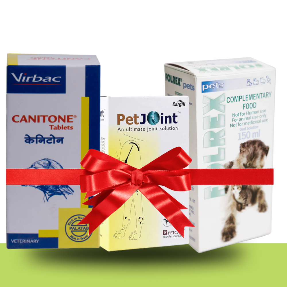 Joint care Combo Superkit For Dogs and Cat Both-Pharmacy Exclusive Combo 1 Strip (12 tablets) + 150ml + 1 bottle (30 tablets)