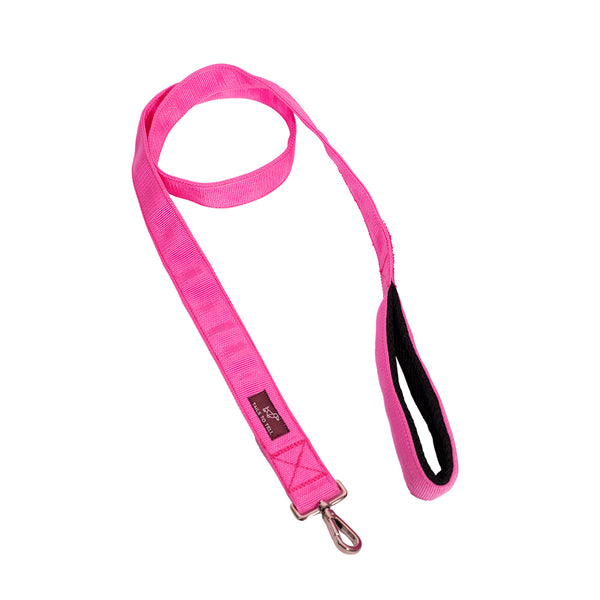 Tails to Tell Tactical Polyester Leash for Dogs (Pink)