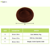 Skatrs Round Donut Bed for Cats and Small and Medium Dogs (Brown) Both-Bedding, Mats & Travel Supplies Skatrs