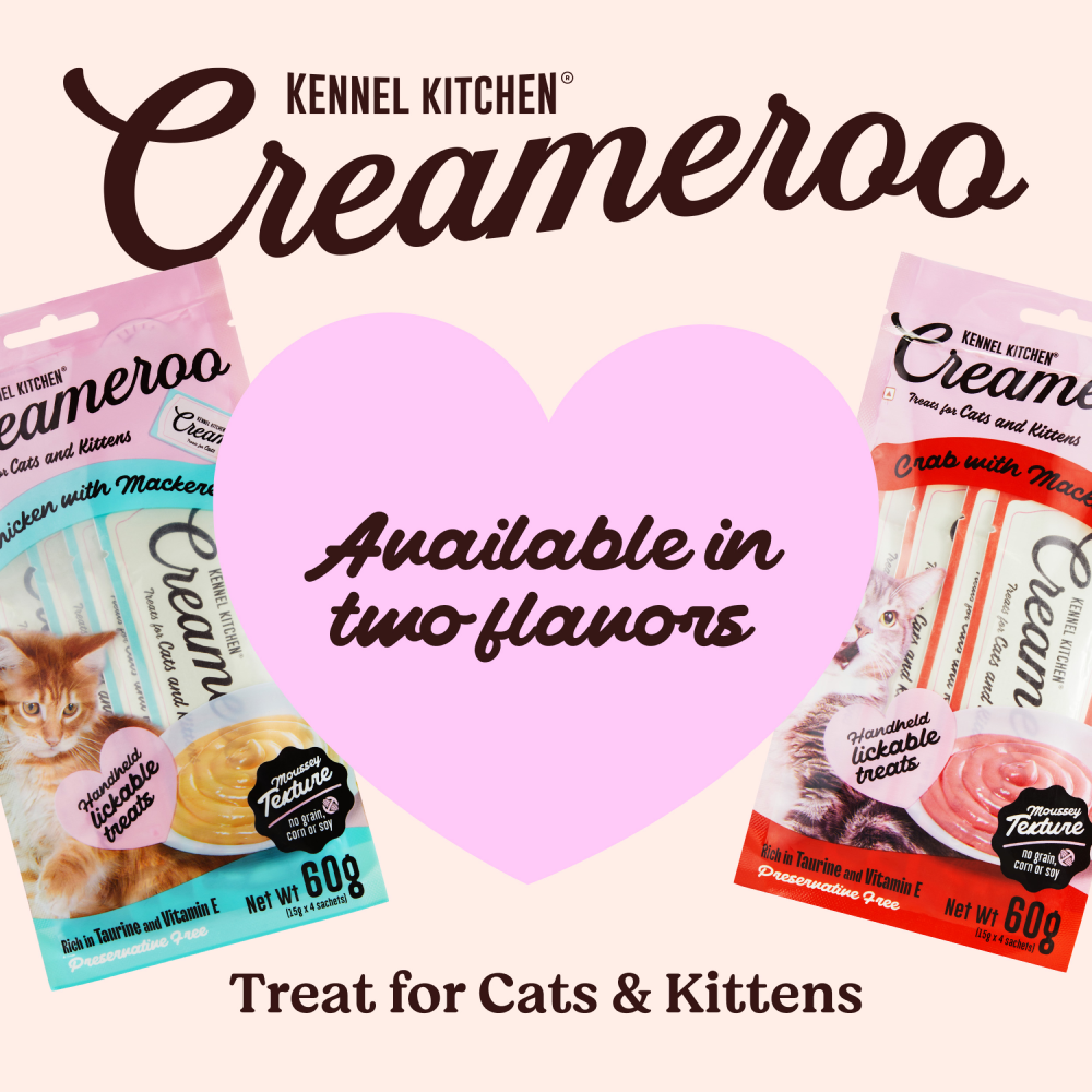 Drools Biscuit Treat, Kennel Kitchen Creameroo Crab Mackerel Treat, Me O Creamy Salmon Treats Cats Combo Exclusive Combo Exclusive Combo