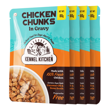 Kennel Kitchen Chicken Chunks in Gravy Puppy & Adult Dog Wet Food (All Life Stage)