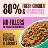 Kennel Kitchen Air Dried Chicken and Mackerel for Cat Dry Food (All Life Stage) Cats- Dry food Kennel Kitchen