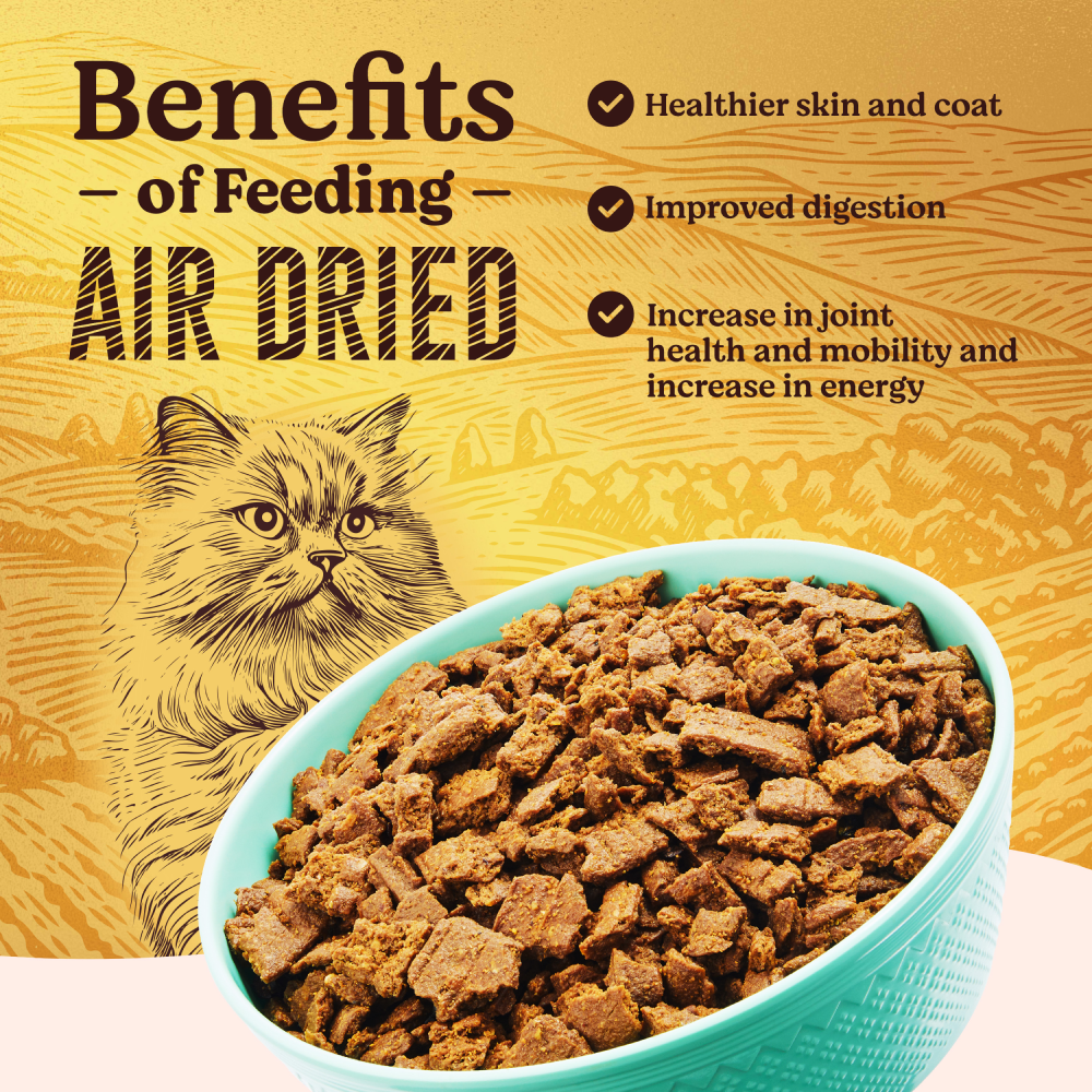 Kennel Kitchen Air Dried Chicken and Mackerel for Cat Dry Food (All Life Stage) Cats- Dry food Kennel Kitchen