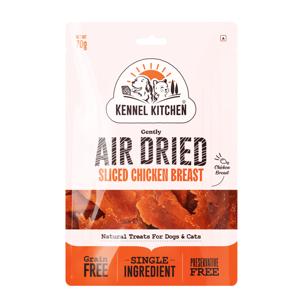 Kennel Kitchen Air Dried Chicken Jerky Dog and Cats Treats (Limited Shelf Life) Dog Treats + Others Kennel Kitchen 70g