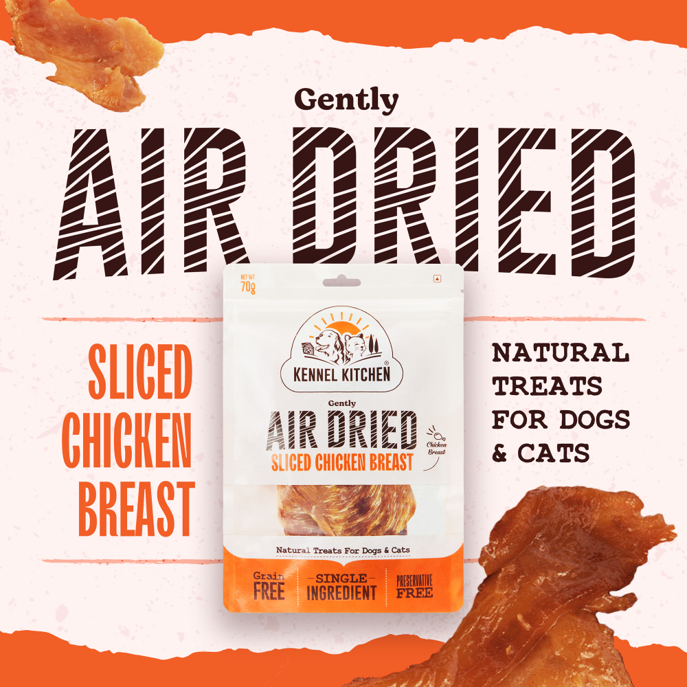 Kennel Kitchen Air Dried Chicken Jerky Dog and Cats Treats (Limited Shelf Life) Dog Treats + Others Kennel Kitchen